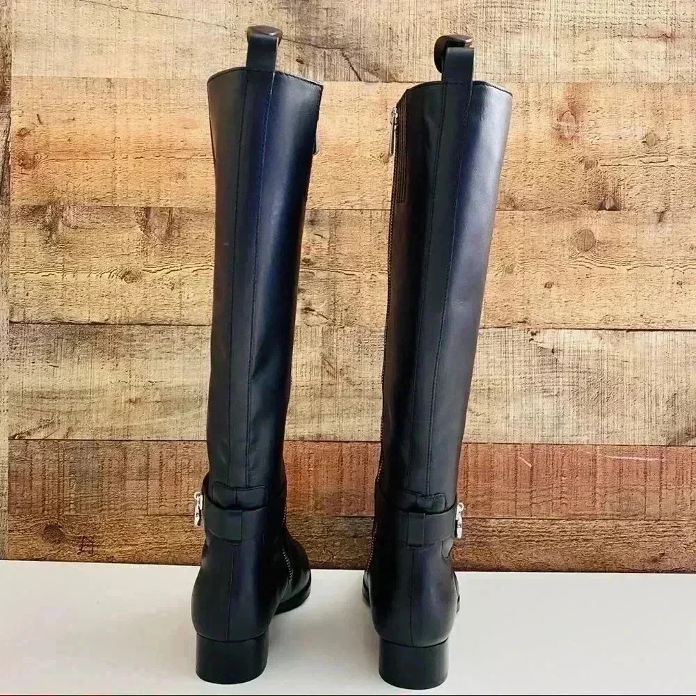 Micheal Kors Hamilton Padlock Knee Length Boots